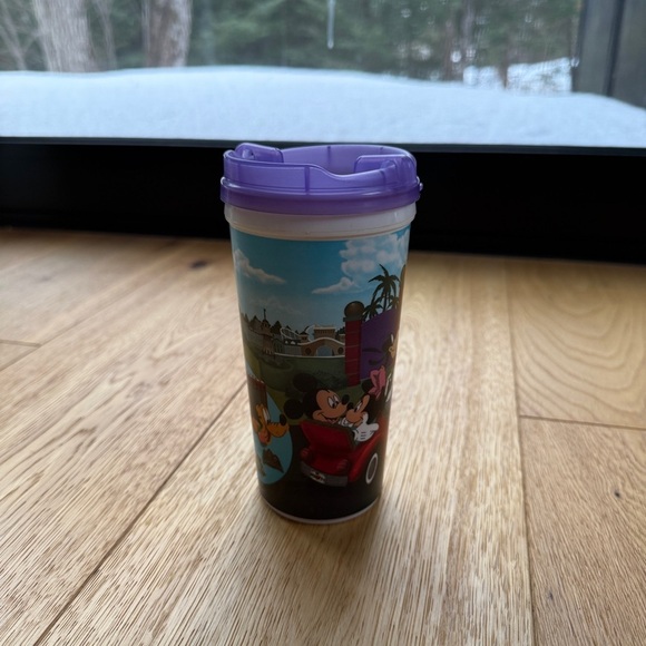 WALT DISNEY WORLD TRAVEL MUG PURPLE NO HANDLE EDITION - Picture 4 of 10